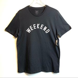 Gap Weekend Cotton Crew Neck Short Sleeved T-Shirt